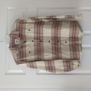 Men's Katin Striped Flannel Shirt | Size Small